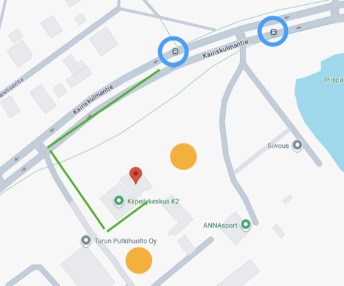 Map of the venue area